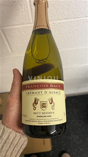 Alsace Crémant d'Alsace Grand Cru François Baur Brut Réserve Không niên vụ