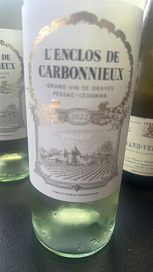 Vin Blanc sec L'Enclos de Carbonnieux 2022 France Bordeaux Pessac-Léognan AOC