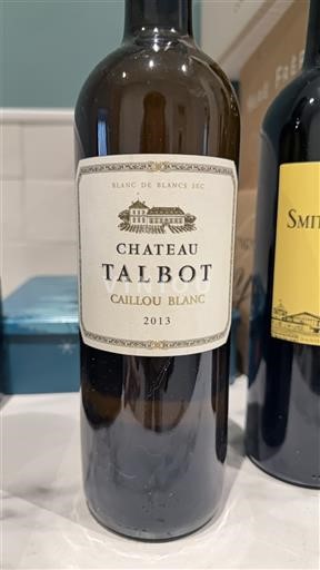 Bordeaux Château Talbot Caillou Blanc 2013