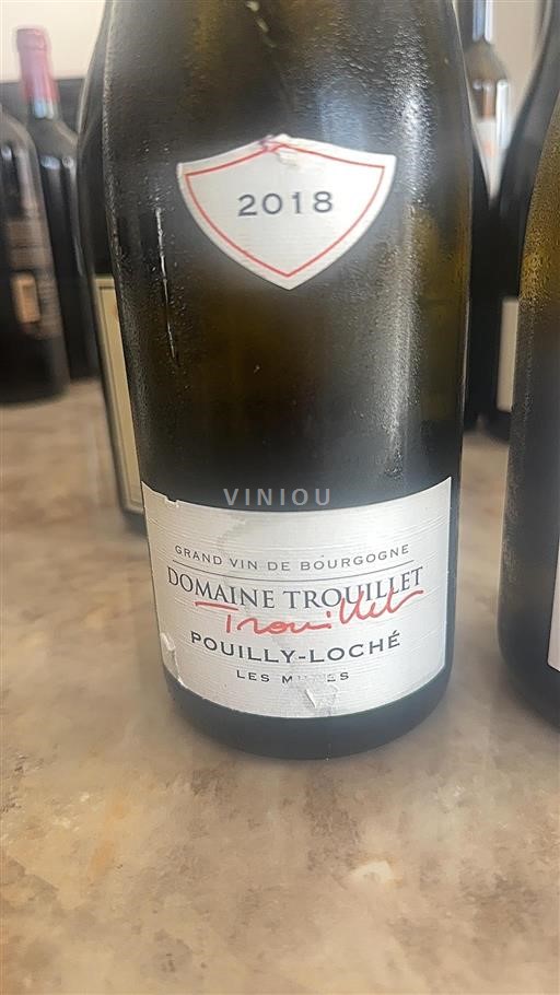 Burgundija Pouilly-Loché Domaine Trouillet Les Mûres 2018