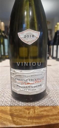 Bourgogne Pouilly-loché Domaine Trouillet Les Mûres 2018