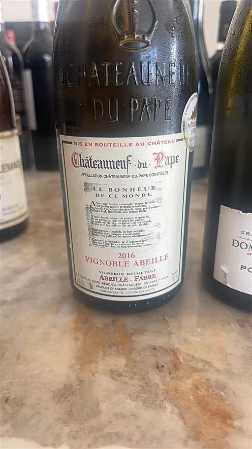 Valle del Rodano Châteauneuf-du-Pape Vignoble Abeille 2016