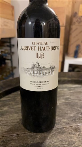 Bordeaux Pessac-Léognan Grand Cru Château Larrivet Haut-Brion 2016