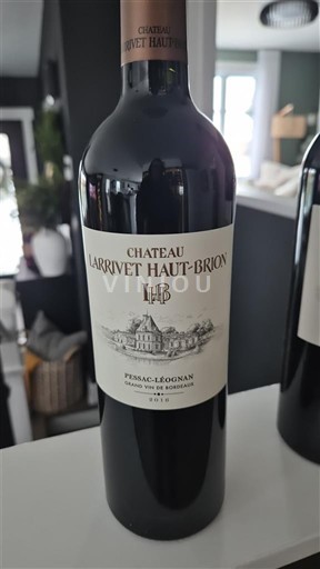 Bordeaux Pessac-Léognan Grand Cru Château Larrivet Haut-Brion 2016