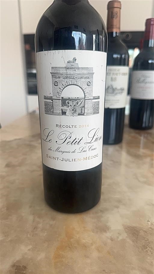 Burdeos Saint-Julien Clos Léoville Las Cases Le Petit Lion du Marquis de Las Cases 2014