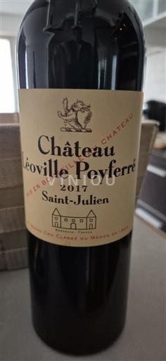 Bordeaux Saint-Julien Grand Cru Léoville Poyferré 2017