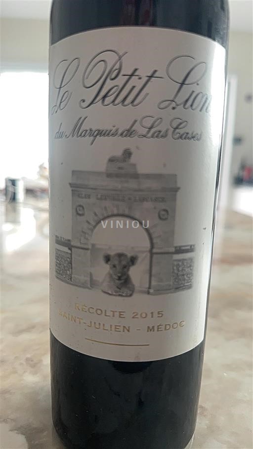 Burdeos Saint-Julien Château Léoville Las Cases Le Petit Lion du Marquis de Las Cases 2015