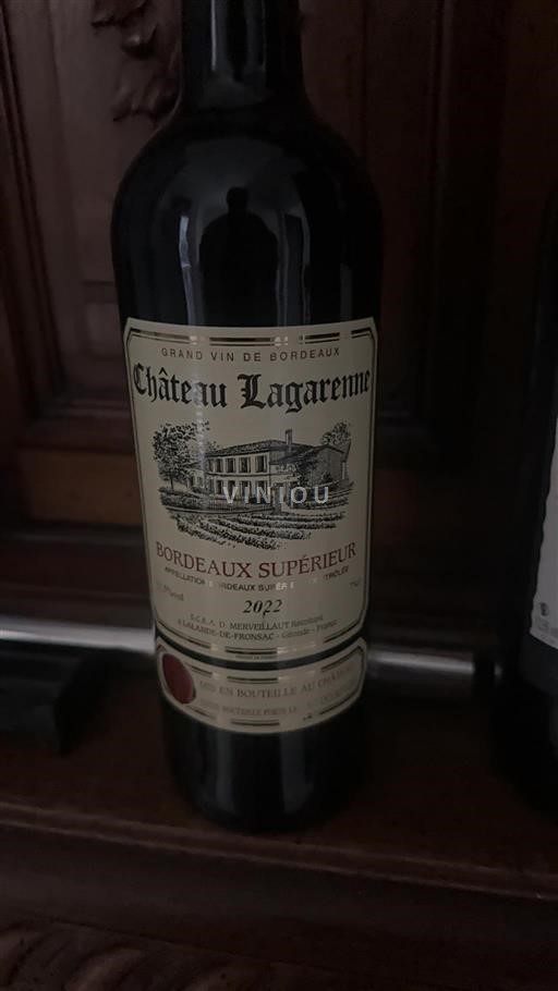 Bordeaux Bordeaux Supérieur Château Lagarenne 2022
