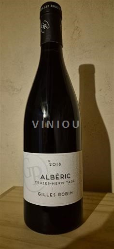 Rhône-dalen Crozes-Hermitage Gilles Robin Albéric 2018