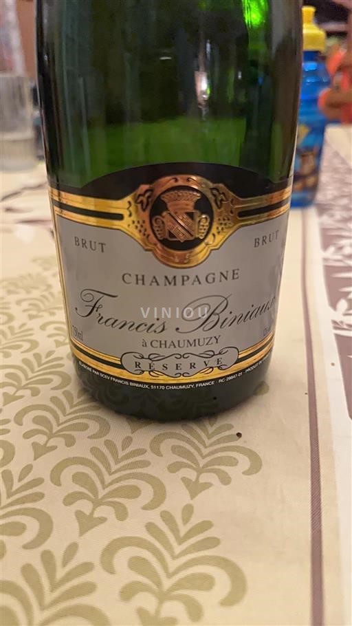 Champagne Francis Binioux Réserve Non Millésimé