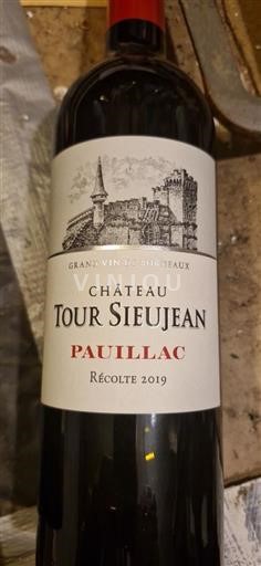Bordeaux Pauillac Château Tour Sieujean 2019