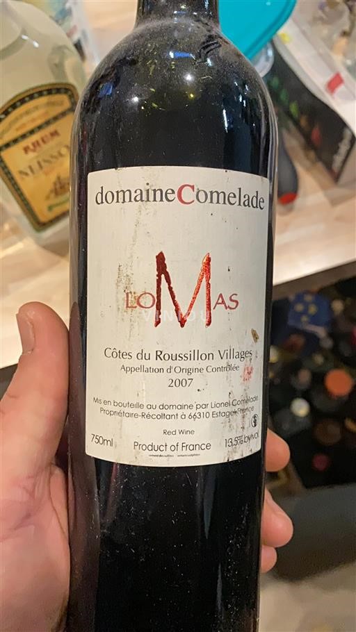 Roussillon Côtes du Roussillon Villages Domaine Comelade Lo Mas 2007