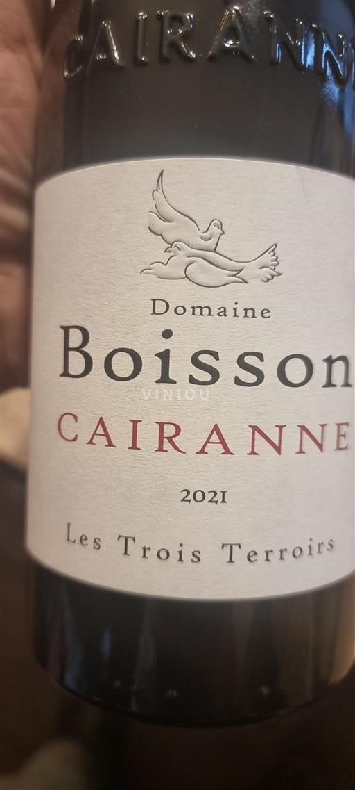 Rona dolina Cairanne Domaine Boisson Les Trois Terroirs 2021