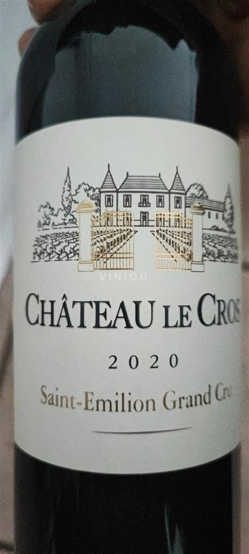 Burdeos Saint-Émilion Grand Cru Château Le Cros 2020