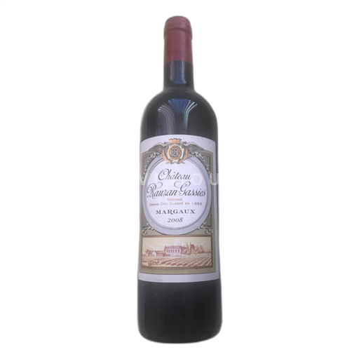 Bordeaux Margaux Château Rauzan-Gassies 2008