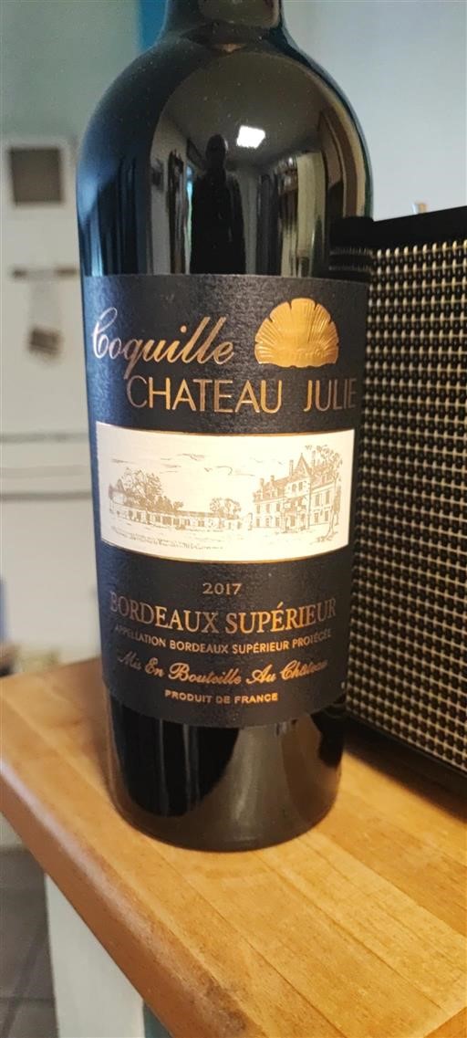 Bordéus Bordeaux Superior Château Julie Coquille 2017