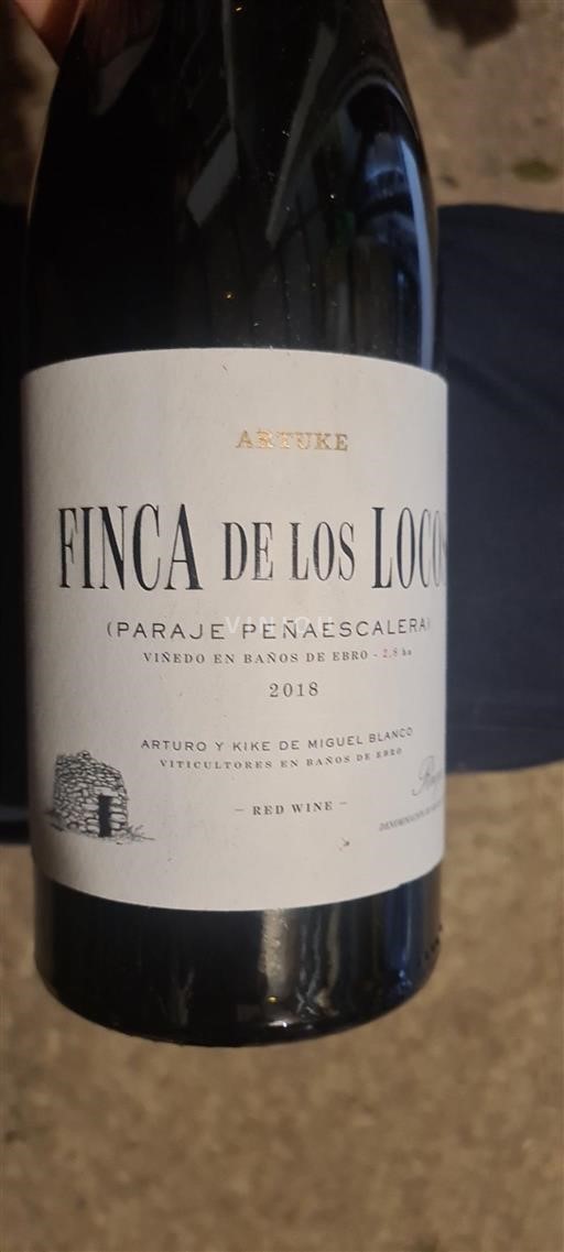 La Rioja Rioja Artuke Finca de los Locos 2018