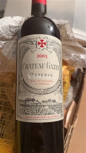 Bordéus Pomerol Château Gazin 2005