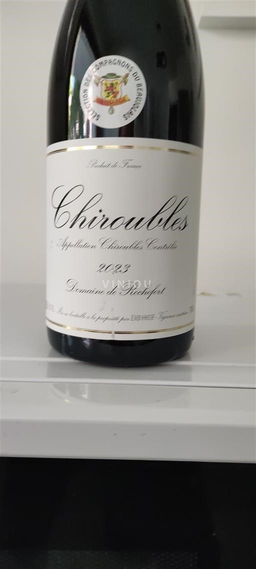 Beaujolais Chiroubles Domaine Rochefort 2023