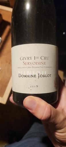 Bourgogne Givry Premier Cru Domaine Joblot Servoisine 2019