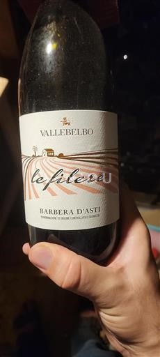 Piemonte Barbera d'Asti Vallebelbo Le Filere Ikke årgangsbestemt