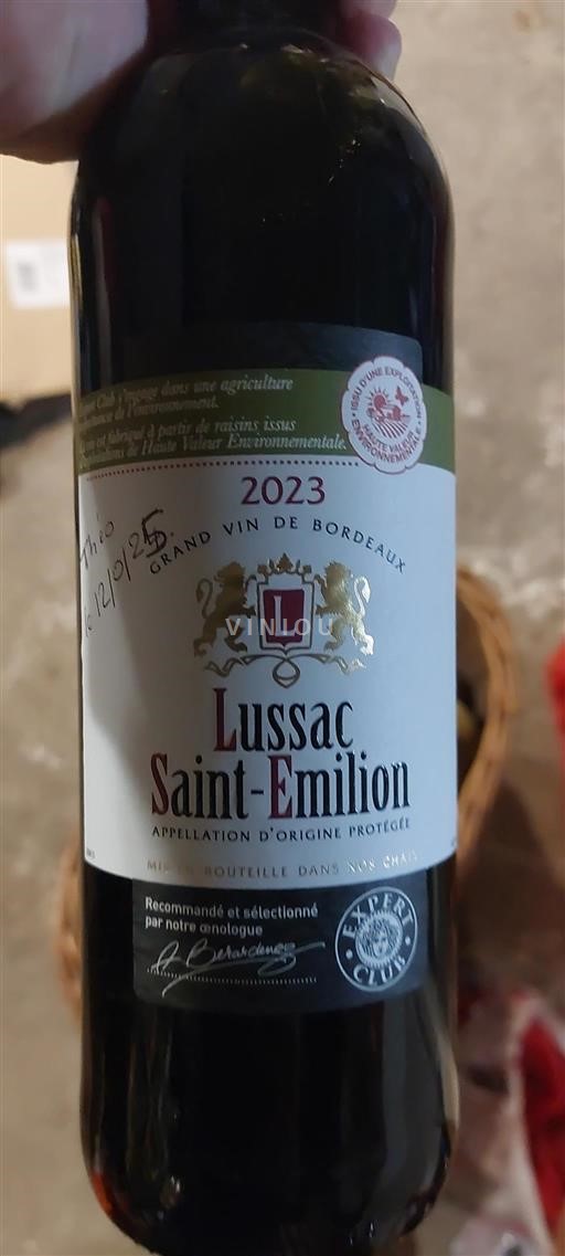 Bordeaux Lussac-saint-émilion Domaine  2023