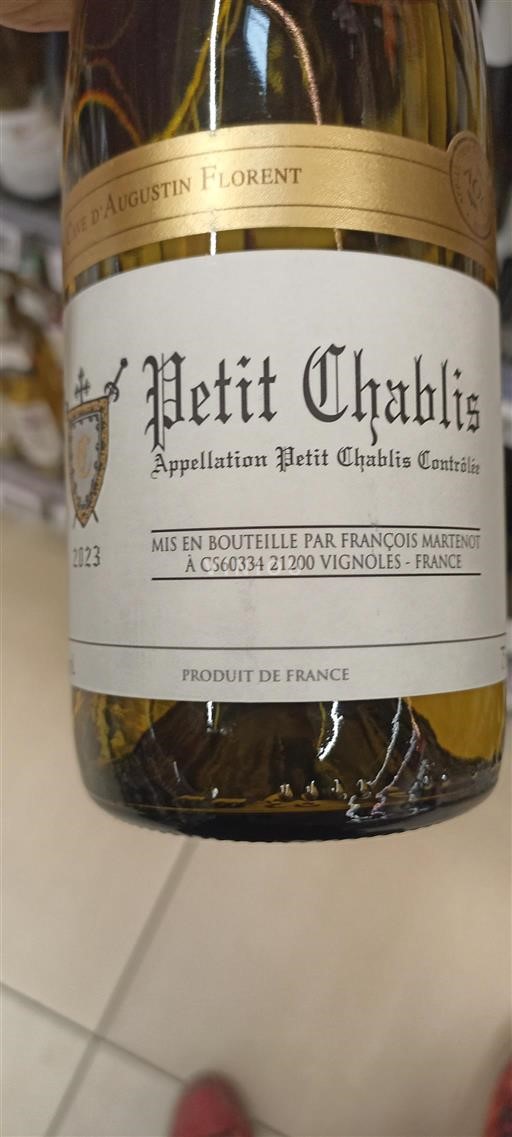 Bourgondië Petit-Chablis Cave Augustin Florent 2023