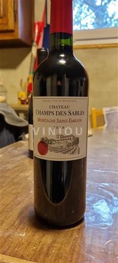 Bordeaux Montagne-saint-émilion Château Champs des Sables 2019