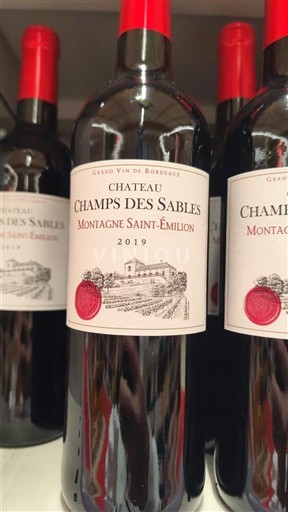 Bordeaux Montagne-saint-émilion Château Champs des Sables 2019