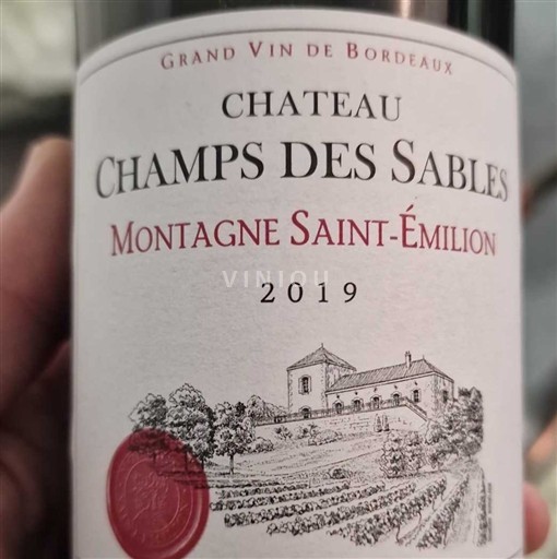 Bordeaux Montagne-saint-émilion Château Champs des Sables 2019