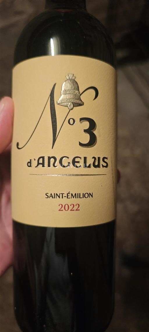 Bordeaux Saint-Émilion Grand Cru Angélus N°3 d'Angélus 2022