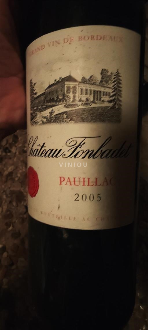 Bordeaux Pauillac Château Fonbadet 2005