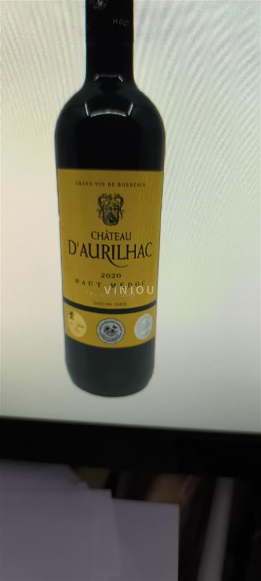 Bordeaux Haut-Médoc Cru Bourgeois Château Aurilhac 2020