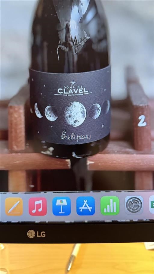 Valle del Rodano Côtes-du-rhône-villages Domaine Clavel Éclipse 2020