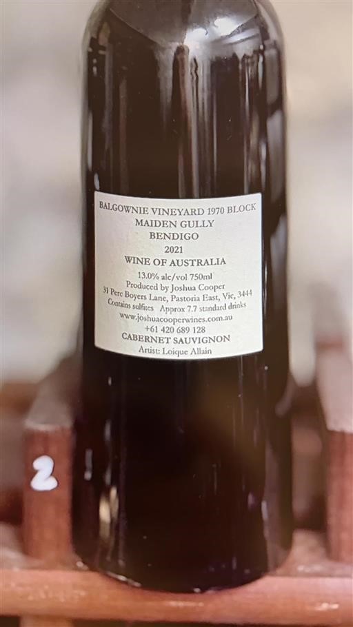 Victoria No especificado Balgownie Vineyard Maiden Gully Bendigo 2021