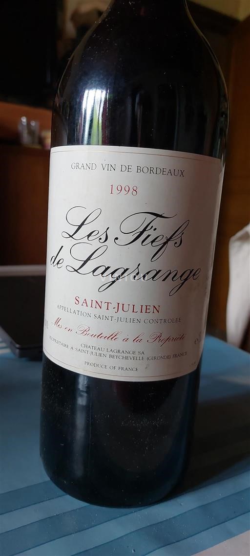 Bordeaux Saint-Julien Château Lagrange Les Fiefs de Lagrange 1998