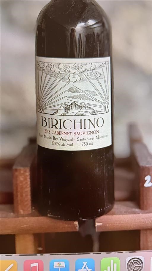 Kalifornialaiset AVA:t Santa Cruz Mountains Birichino Martin Rey Vineyard 2018