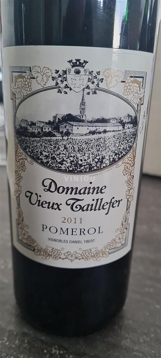 Bordeaux Pomerol Domaine Vieux Taillefer 2011