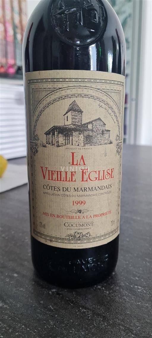 Sydväst Côtes-du-marmandais Cave Cocumont La Vieille Eglise 1999