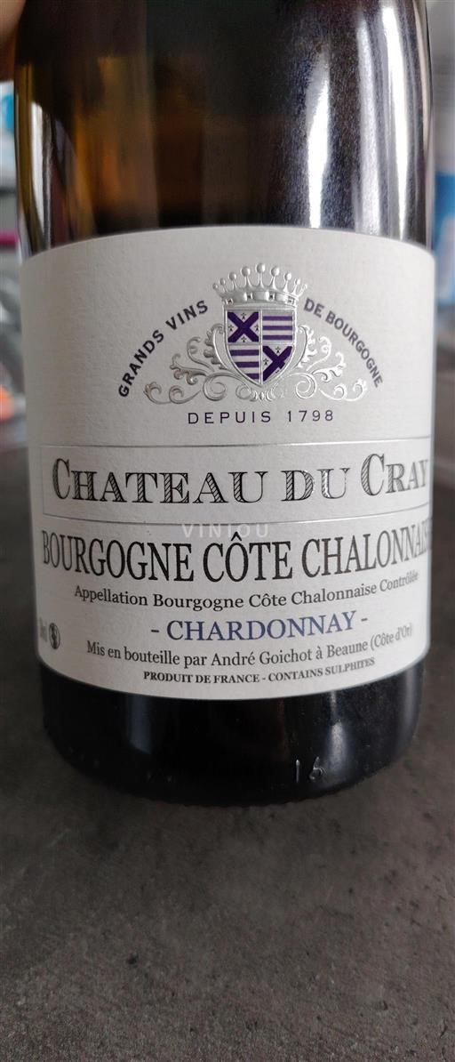 Bourgogne Bourgogne Côte Chalonnaise Château Cray 2020