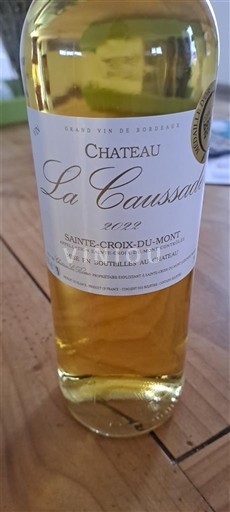 Bordeaux Sainte-Croix-Du-Mont Château La Caussade 2022