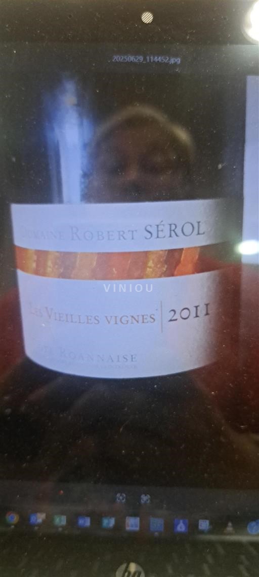 Loiretal Côte Roannaise Domaine Robert Sérol Les Vieilles Vignes 2011