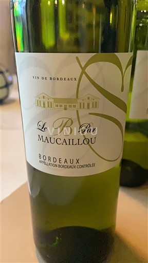 Bordeaux Maucaillou Le B par Maucaillou 2023