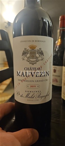 Bordeaux Saint-Émilion Grand Cru Grand Cru Château Mauvezin 2019