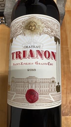 Bordeaux Saint-Émilion Grand Cru Grand Cru Château Trianon 2018
