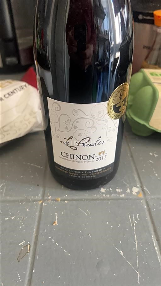 Loiretal Chinon Château Paradis Le Paradis 2017