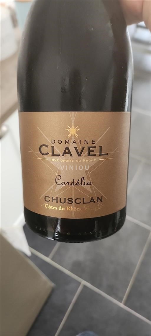 Valle del Rodano Côtes-du-rhône-villages Domaine Clavel Cordélia Senza annata