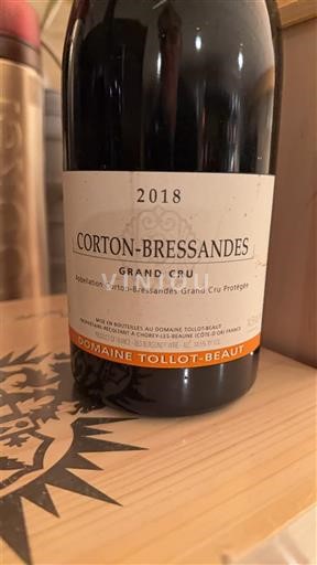 Burgundia Corton-Bressandes Grand Cru Domaine Tollot-Beaut 2018