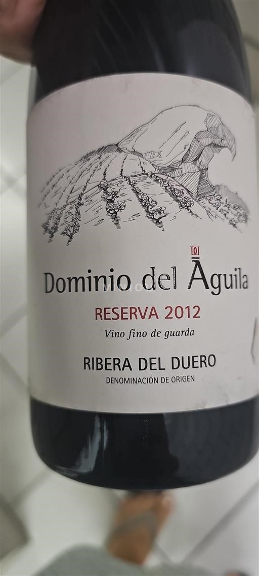 Castilien og León Ribera del Duero Dominio del Aguila Reserva 2012