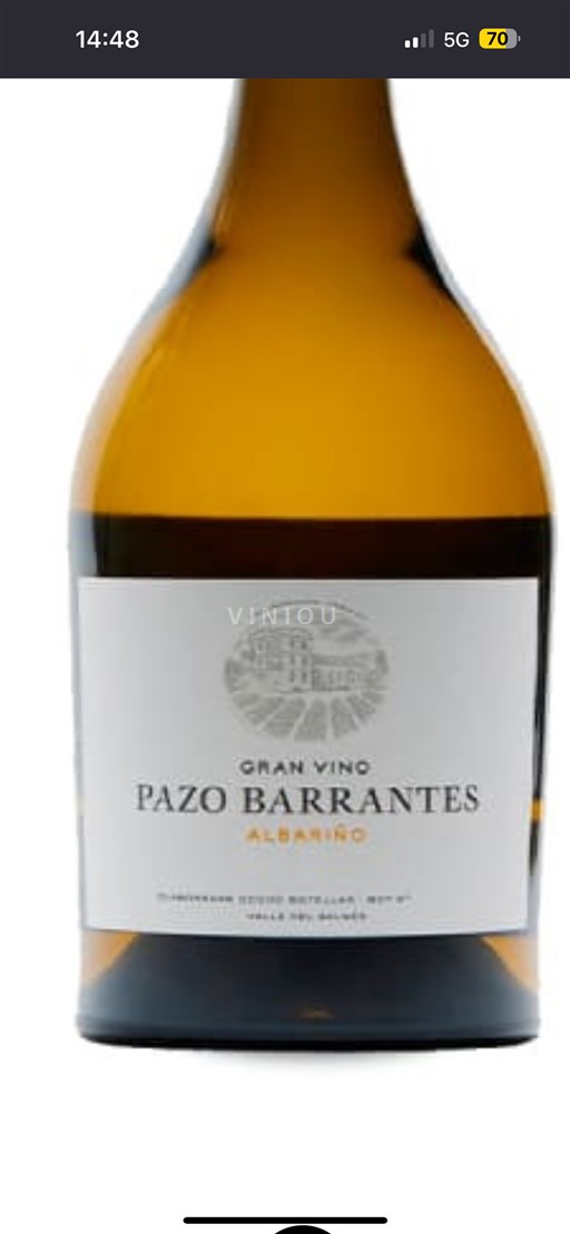 Galicia Rías Baixas Pazo Barrantes Albariño 2021
